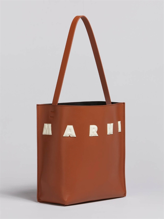 Marni Small Museo Hobo, Moca/Ivory